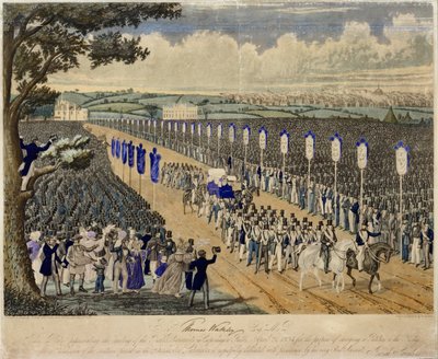 Réunion des syndicalistes à Copenhagen Fields, 21 avril 1834 - W. Summers